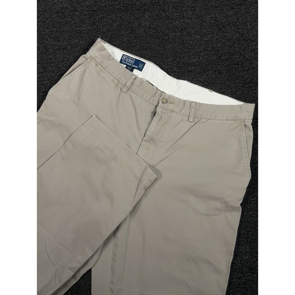 Polo Ralph Lauren Prospect Pants Men 36x32 (Fits 34x31) Beige Preppy Chino Pony